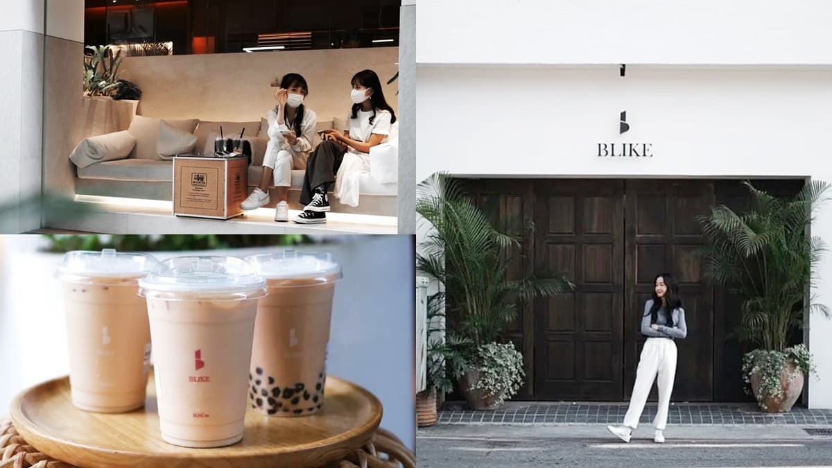 「台中最美奶茶店」在這!純白建築+南洋風沙發區IG暴紅,手搖控朝聖拍一波