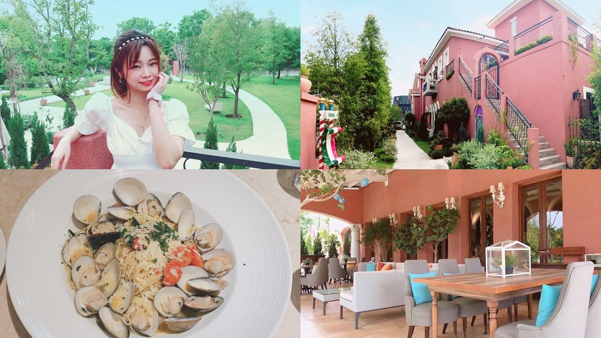 宛如置身歐洲!台中「絕美莊園餐廳」先搶戶外沙發區,童話風花園怎麼拍都美
