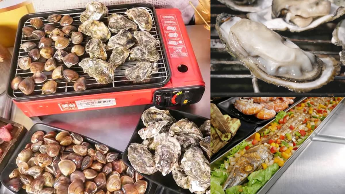 150元不限時任吃!超狂「鮮蚵蛤蜊吃到飽」痛風也要嗑,限量一米白帶魚想吃先訂