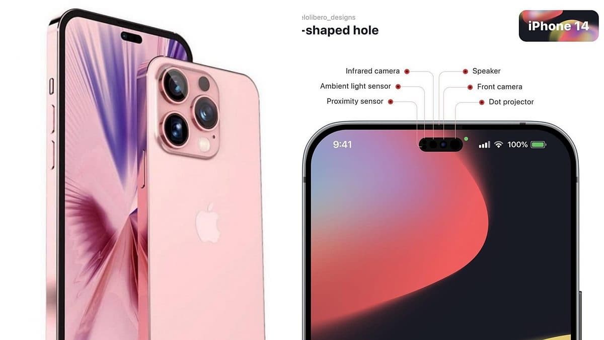 iPhone 14超美「香檳粉紅」!升級超大2TB容量,剪「瀏海」手機23000元能買