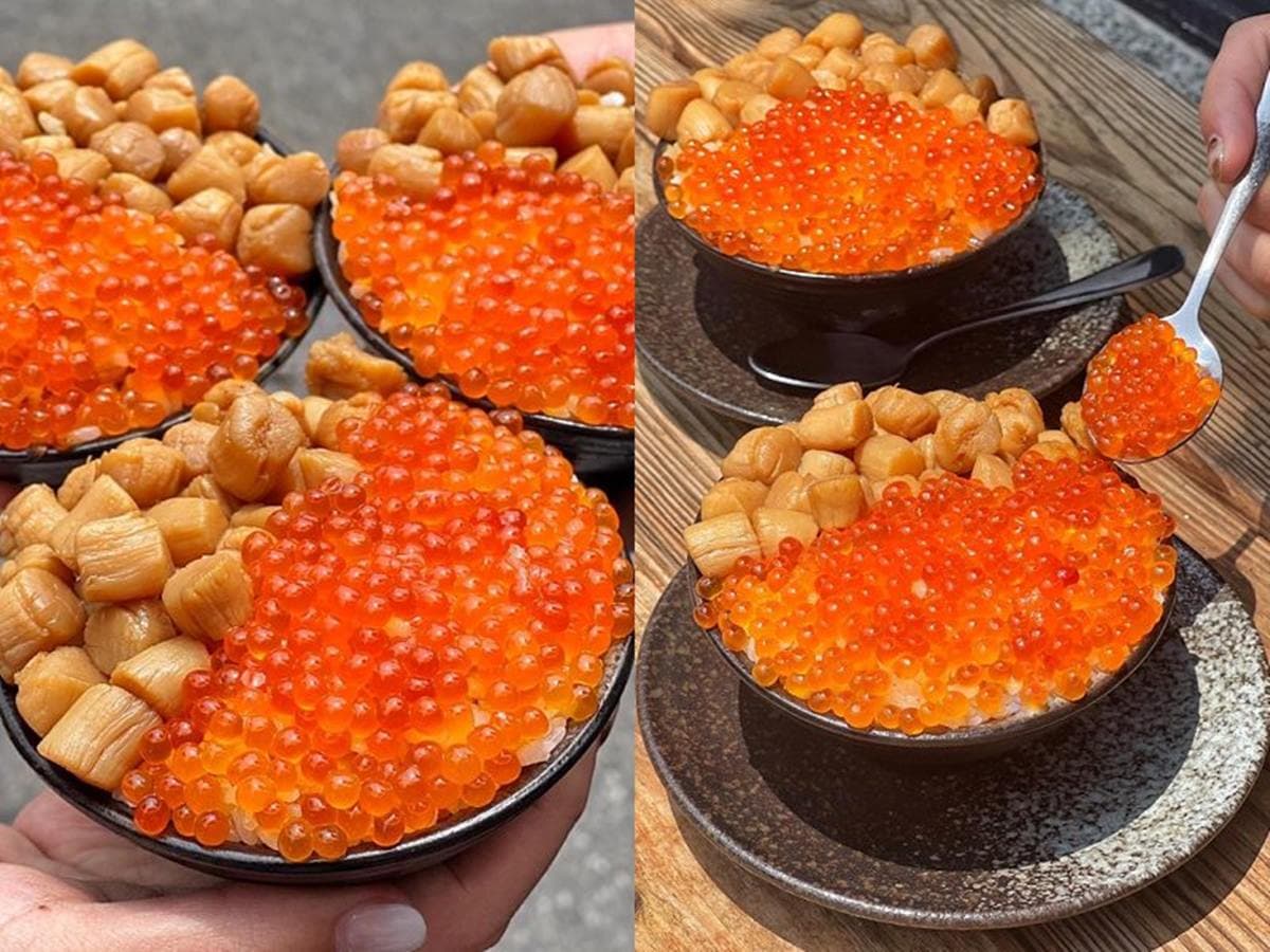 滿滿鮭魚卵、干貝降落!爆量系「超狂丼飯」痛風也要吃,加39元爽嗑龍蝦雜炊 滿滿鮭魚卵、干貝降落!爆量系「超狂丼飯」痛風也要吃,加39元爽嗑龍蝦雜炊