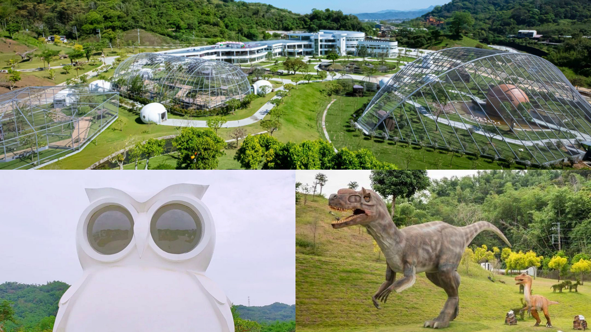台版「侏儸紀公園」來了!打卡「九九峰動物樂園」巨大恐龍,再拍4座天網鳥籠