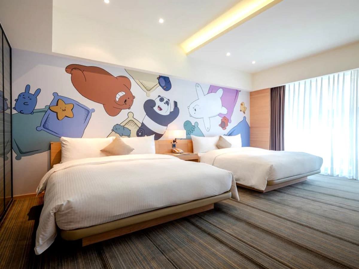 全台16家旅宿買1晚送1晚!每人每晚最低925元,台版迪士尼、卡通頻道房都有 全台16家旅宿買1晚送1晚!每人每晚最低925元,台版迪士尼、卡通頻道房都有