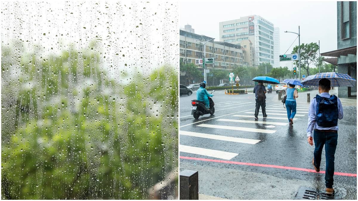 雨傘準備好!梅雨鋒面來襲「這4天雨彈狂炸」,週末雨勢趨緩
