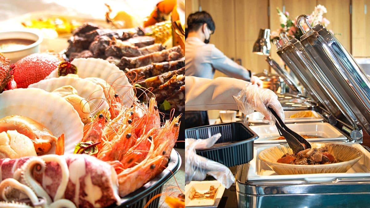 便當吃膩?飯店吃到飽推「外帶夾到滿」拿回家,現切牛排、澎派海鮮都能打包