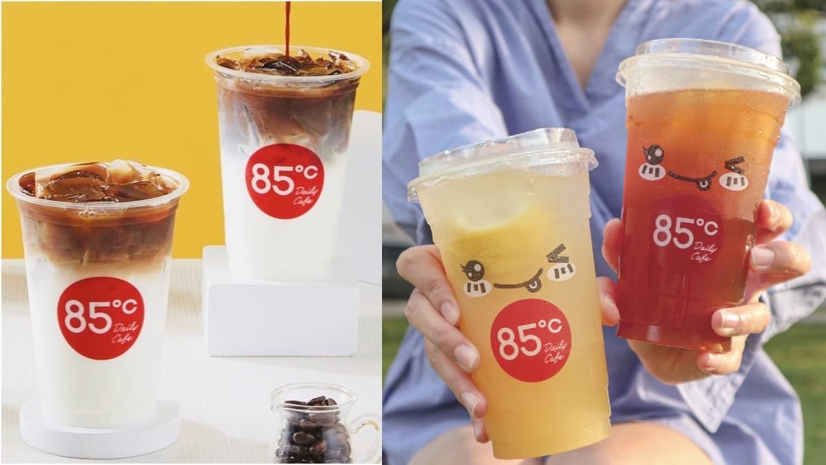 拿鐵買2送1先搶!85度C「香檸氣泡咖啡」上市,超消暑檸檬系列半價爽喝