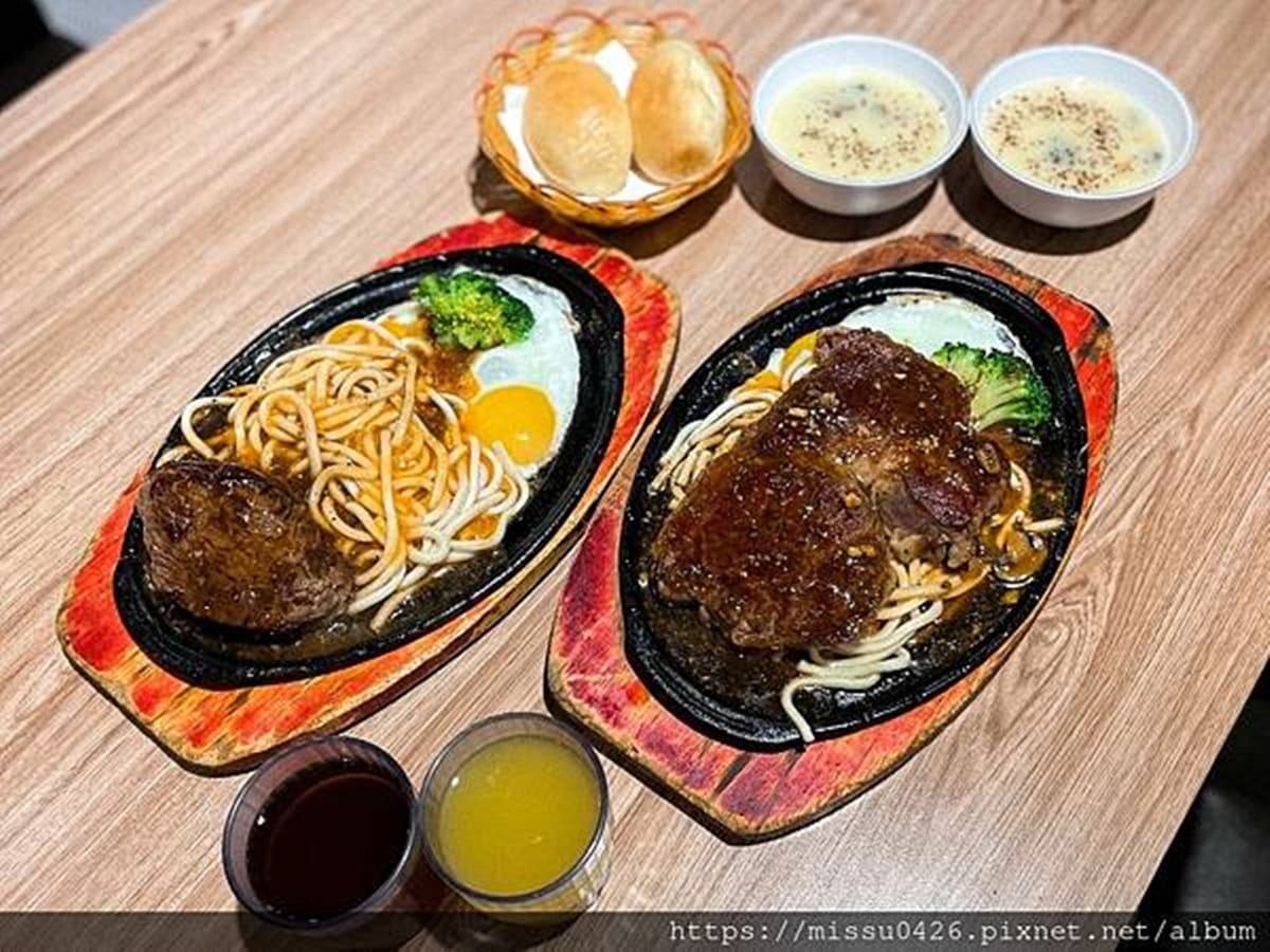 網評4.3分!高CP值牛排館飲料、濃湯、冰品無限吃,厚切沙朗鋪滿蒜片太誘人 蘆洲美食:濠誠牛排