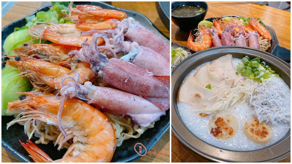 誰說賣場商店街沒美食!「浮誇意麵」鋪滿海味CP值爆表,超肥美小卷一咬爆汁