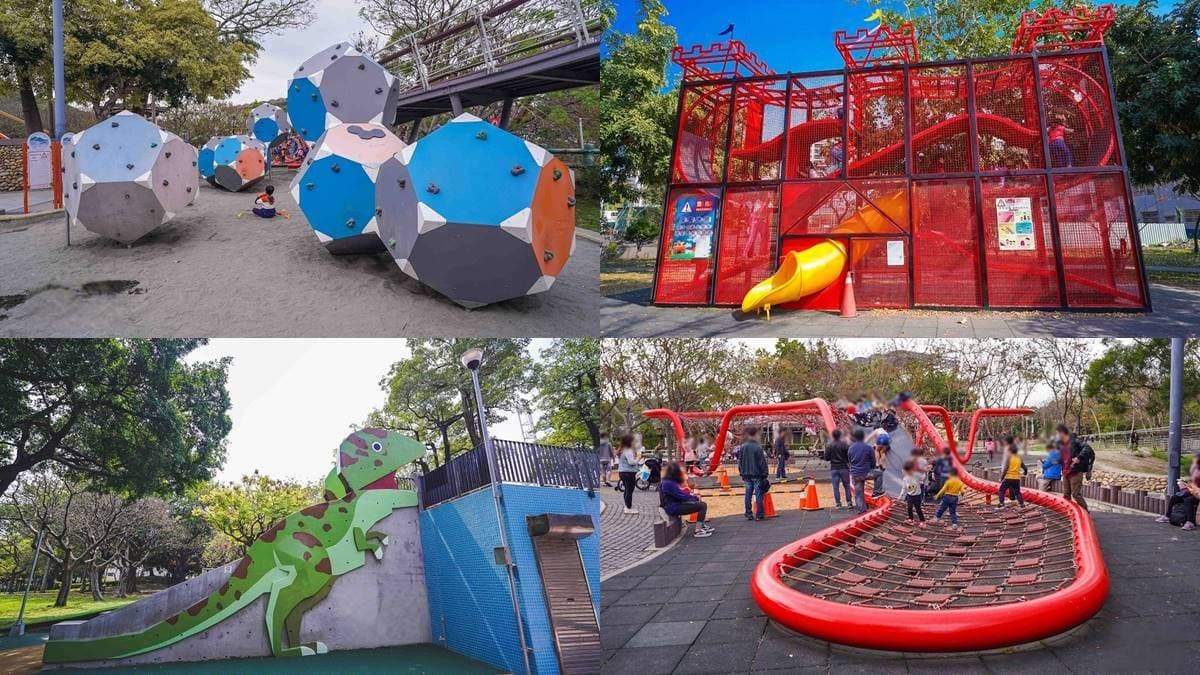 暑假免費放電推薦!台中5大好玩公園:全球首創3D攀爬、立體迷宮、恐龍滑梯