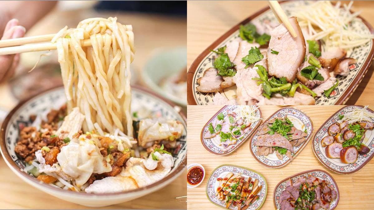 2000多則好評!花蓮「人氣乾麵」堆滿肉片、餛飩,煙燻滷味中午就完售