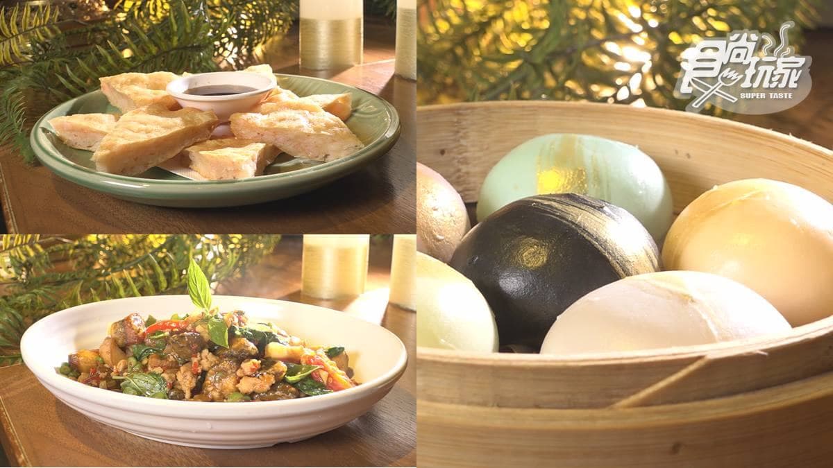 50道泰式料理任點!桃園泰料館必吃「厚切蝦餅」,馬卡龍包子入口就爆漿