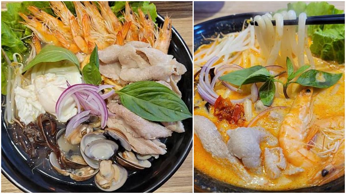 打卡免費送吐司!「南洋鍋燒意麵」擺滿海鮮超霸氣,叻沙米苔目酸辣開胃