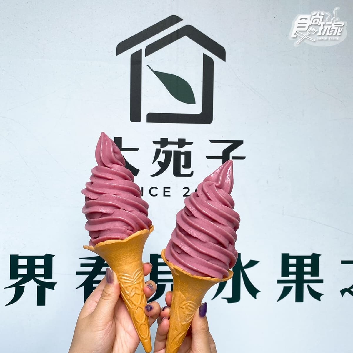 大苑子超狂巨峰葡萄飲!「葡萄朵朵」濃郁爆,再嗑超大支「葡萄玫瑰霜淇淋」 大苑子超狂巨峰葡萄飲!「葡萄朵朵」濃郁爆,再嗑超大支「葡萄玫瑰霜淇淋」