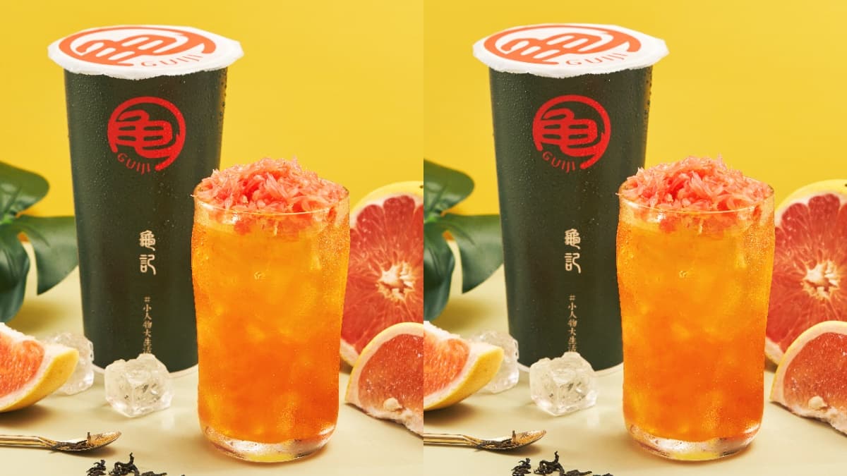 龜記最強「紅柚翡翠」回來了!明起連3天2杯120元手刀開喝,滿滿果粒太銷魂