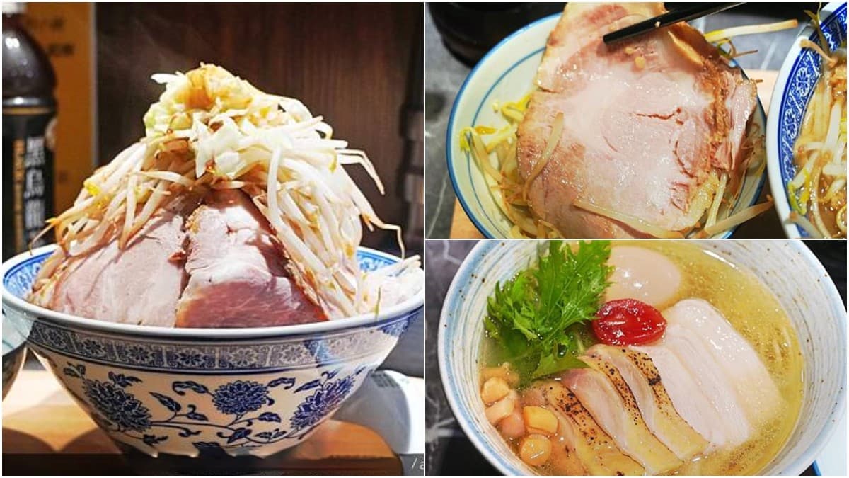 還沒營業就排爆!台中「爆量系拉麵」疊滿厚叉燒+蔬菜塔,口味還能客製化