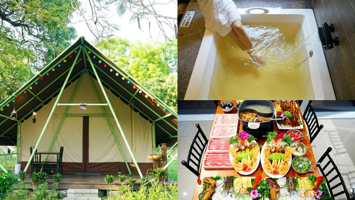 帳篷內就能泡溫泉!全台首創「溫泉SPA帳篷」在彰化,晚餐還能爽嗑火烤兩吃