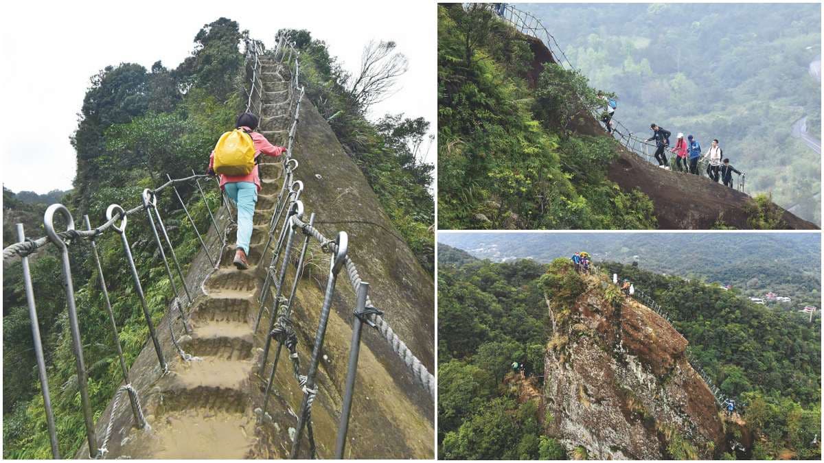 打卡絕景!新北90度垂直「天梯步道」新手也能爬,七夕帶情人攻頂感情加溫