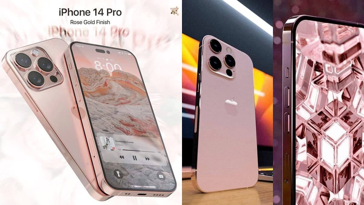 iPhone 14 Pro超美「玫瑰金」!剪瀏海實現全螢幕手機,基本款沒漲價就能買
