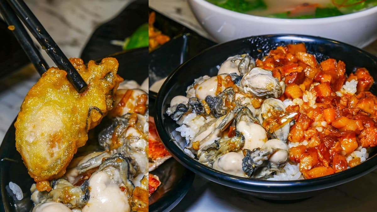 蚵仔控快衝!澎派「蚵仔滷肉飯」台北吃得到,酥炸蚵仔用料超豪邁