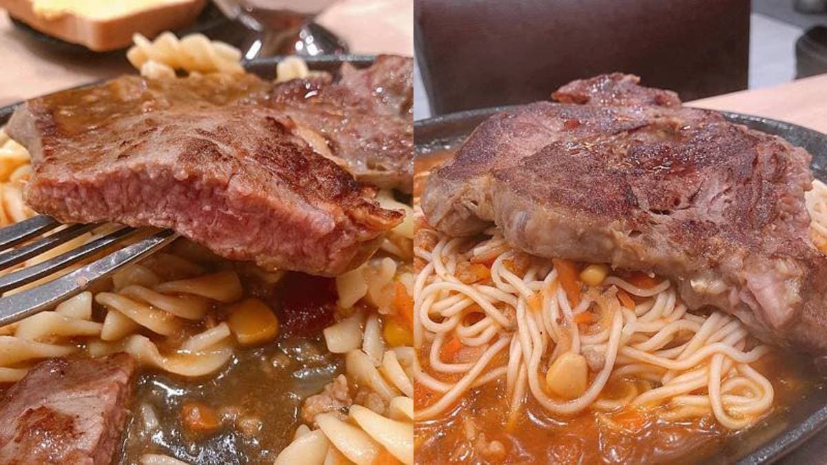 肉控吃起來!新竹「平價牛排」入口超軟嫩,還有自助吧無限吃到飽