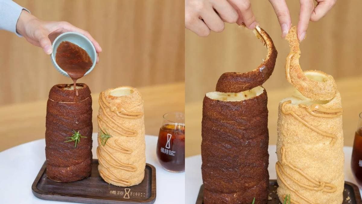 免出國吃匈牙利國民美食!現烤「煙囪捲」外酥內軟有嚼勁,裹滿肉桂粉超唰嘴 免出國吃匈牙利國民美食!現烤「煙囪捲」外酥內軟有嚼勁,裹滿肉桂粉超唰嘴