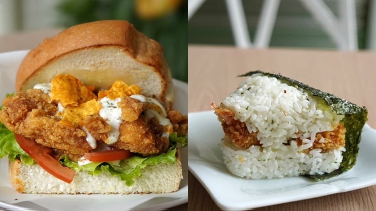 大甲人氣早午餐店!日式飯糰包整隻天婦羅炸蝦,爆餡炸雞吐司+塔塔醬超誘人