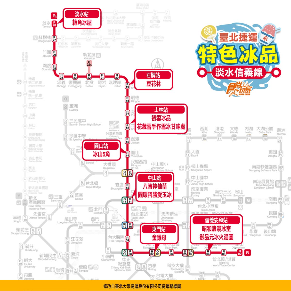 搭捷運吃冰去!淡水信義線10家冰店:破千則好評、50元雙色冰、整塊仙草冰磚 搭捷運吃冰去!淡水信義線10家冰店:破千則好評、50元雙色冰、整塊仙草冰磚