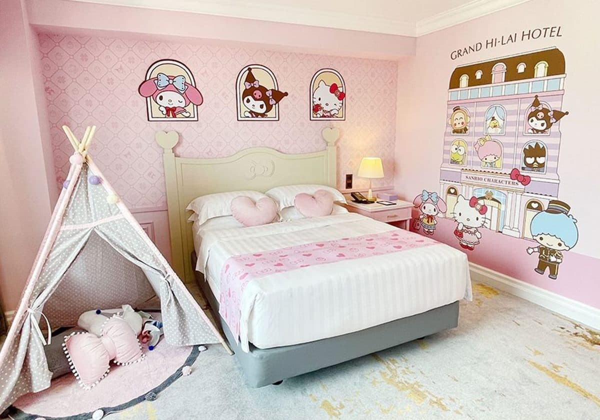 Hello Kitty粉必搶!最新三麗鷗主題房曝光,超萌蛋黃哥、美樂蒂公主陪你睡 Hello Kitty粉必搶!最新三麗鷗主題房曝光,超萌蛋黃哥、美樂蒂公主陪你睡