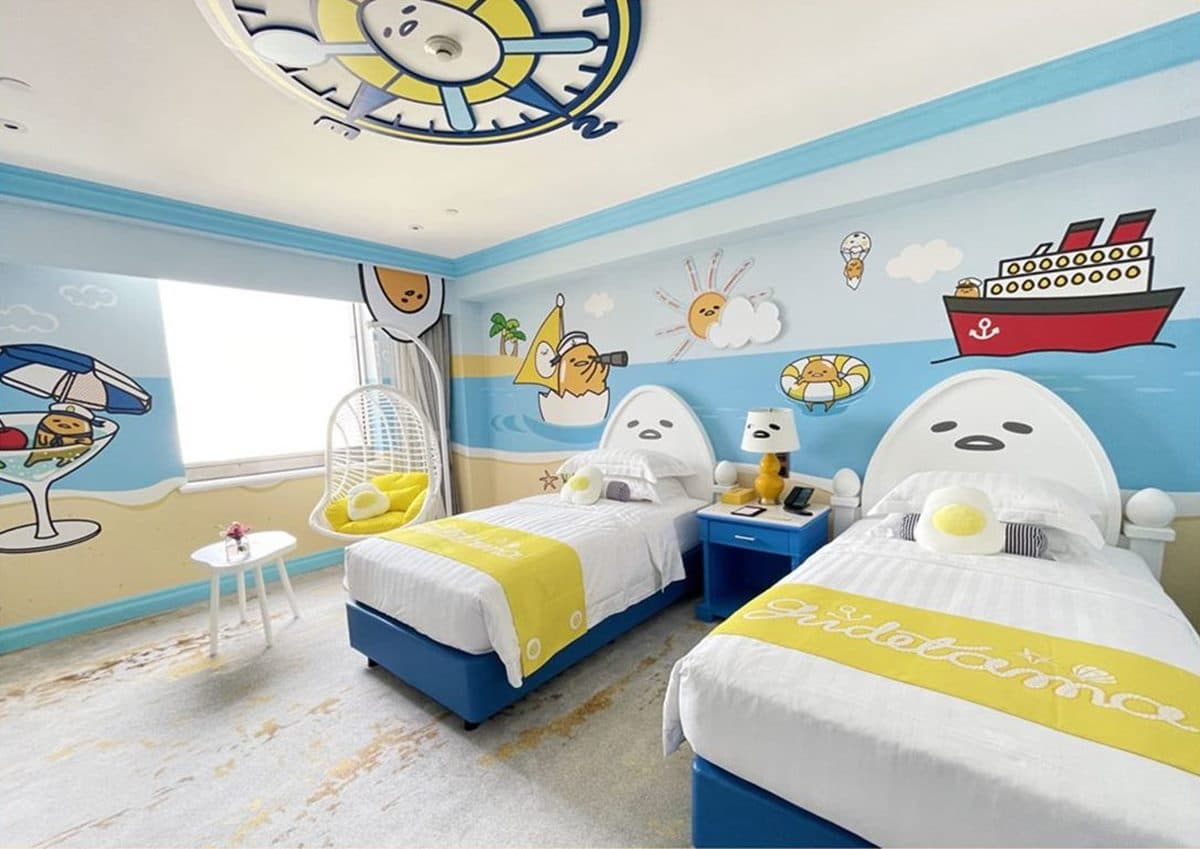 Hello Kitty粉必搶!最新三麗鷗主題房曝光,超萌蛋黃哥、美樂蒂公主陪你睡 Hello Kitty粉必搶!最新三麗鷗主題房曝光,超萌蛋黃哥、美樂蒂公主陪你睡