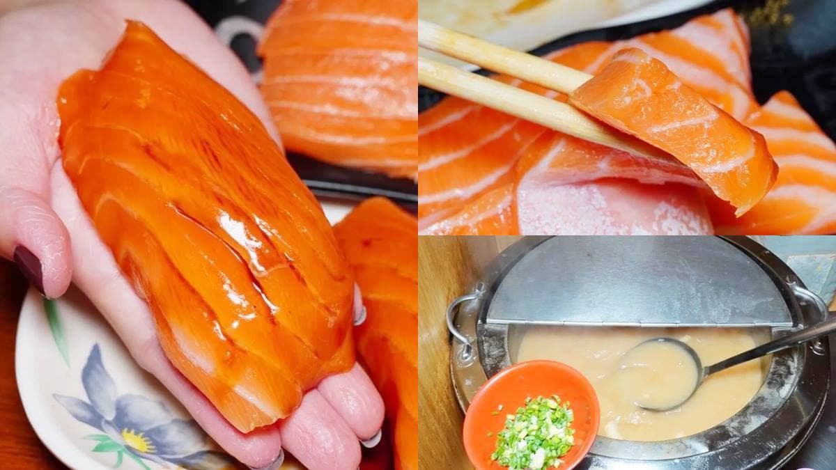 紅遍中日韓!台北「排隊日料」先搶巨無霸鮭魚握壽司,免費味噌湯+蔥花任加