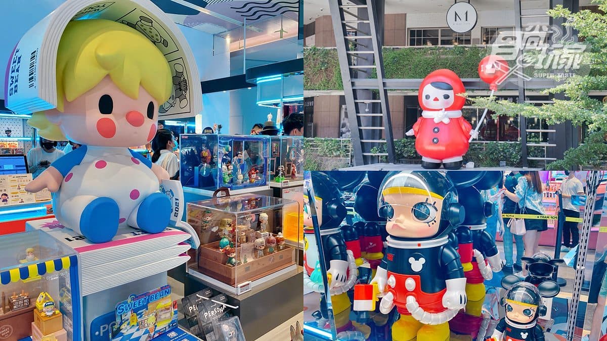 【新開店】全台首家POP MART實體店!必拍巨型Molly公仔、2層樓高PUCKY氣球