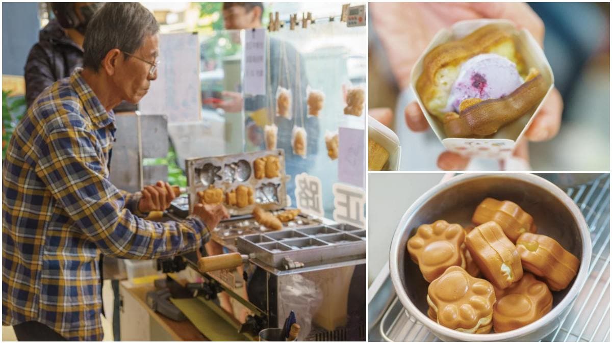 還沒開店就排隊!貓奴必吃「貓掌冰燒雞蛋糕」,整球哈肯達斯冰淇淋塞滿滿