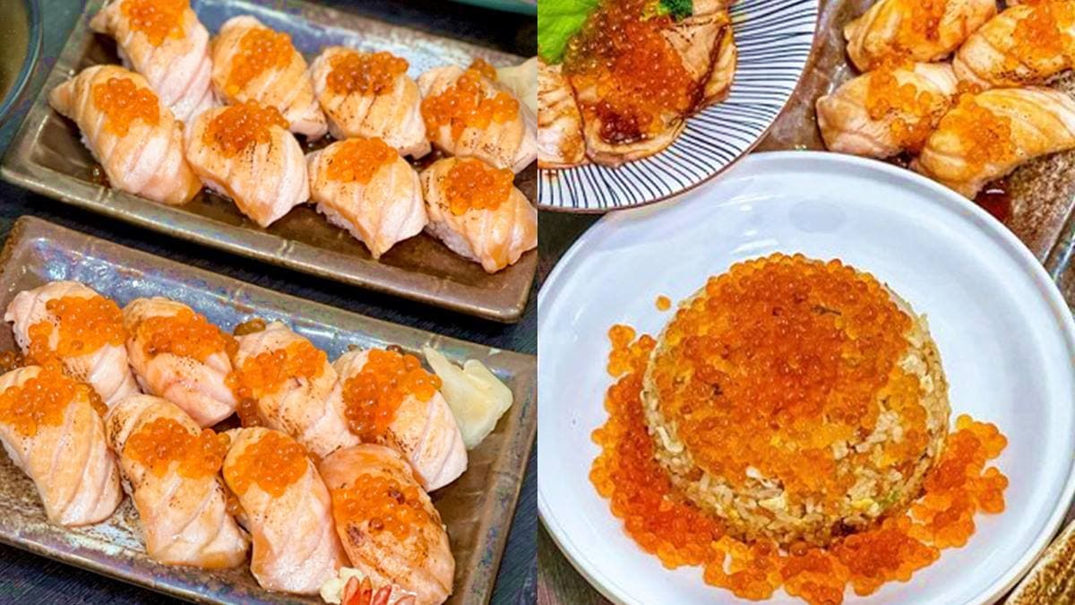 鮭魚控必訪!內行激推「炙燒鮭魚+鮭魚卵」隱藏吃法,蛋炒飯鋪滿魚卵超誘人