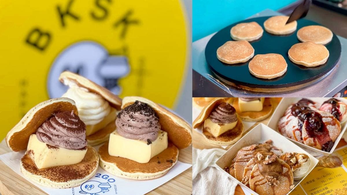 包進整顆布丁!台南洗版IG「手工鬆餅」入口爆漿,生乳內餡+手工布丁超療癒
