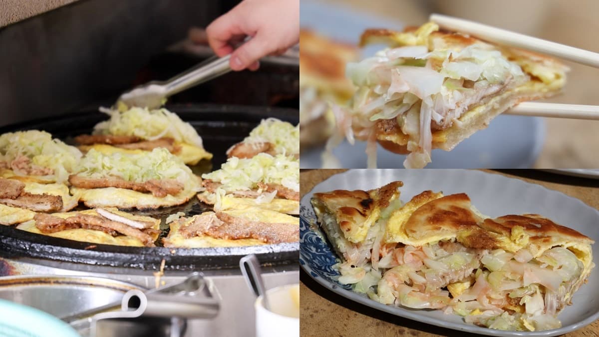 彰化人氣早餐!店家自製「厚皮蛋餅」飄香30年,包滿滿高麗菜給料不手軟