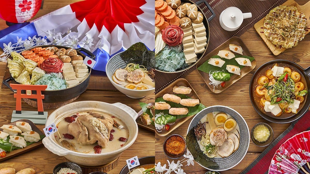 秒飛日韓!飯店吃到飽爽嗑日式拉麵、大阪燒、人蔘雞,還能免費吃烤蝦、燕窩