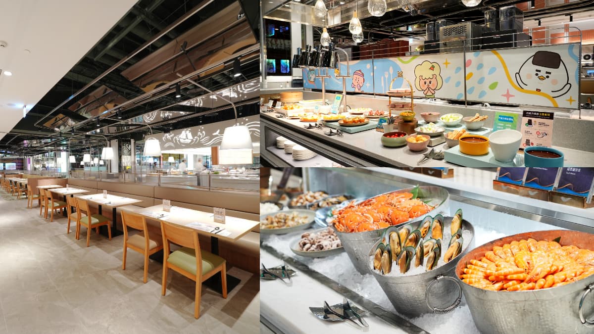 buffet控快衝!全台最大「饗食天堂旗艦店」在高雄,爽嗑8國菜色、兒童餐點