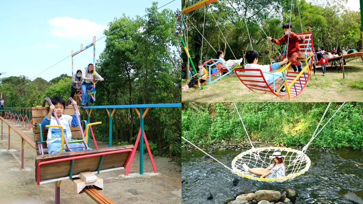 最強「千坪親子樂園」!200元暢玩100項設施,媽媽打卡水中教堂、網美吊床