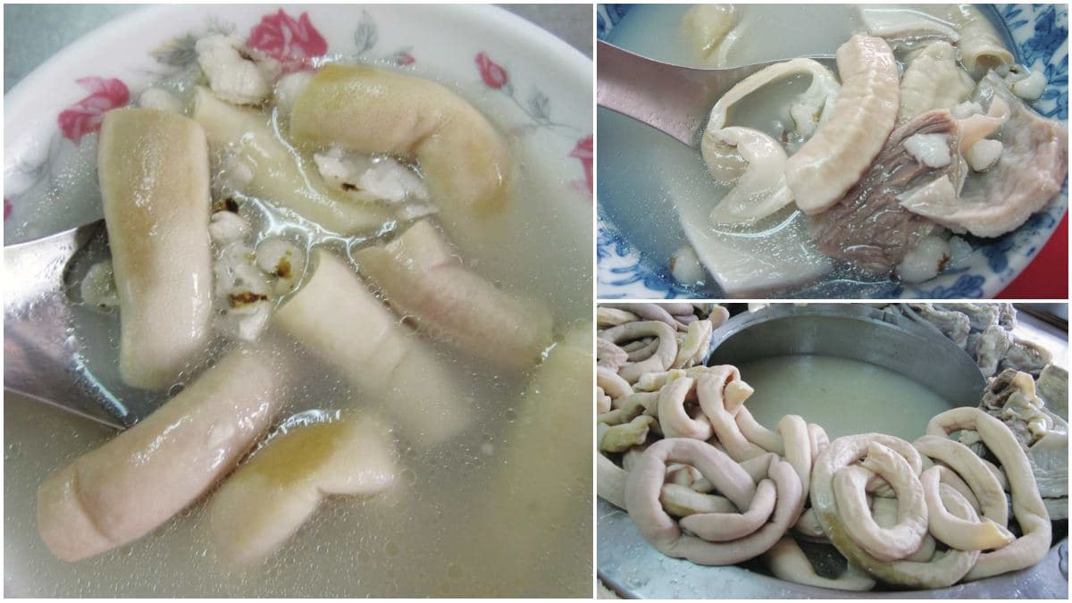 遊赤崁樓必吃!50年老字號霸氣豬腸「四神湯」,經典吃法必配香Q糯米腸
