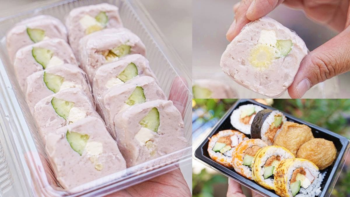 整顆芋泥包壽司!高雄「手作壽司」20種口味任挑,先搶純芋頭壽司餡料飽滿