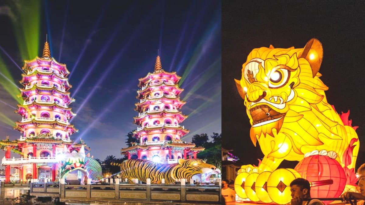 龍虎塔點燈美翻!「高雄左營萬年季」連4天登場,迓火獅、傳統攻炮城別錯過