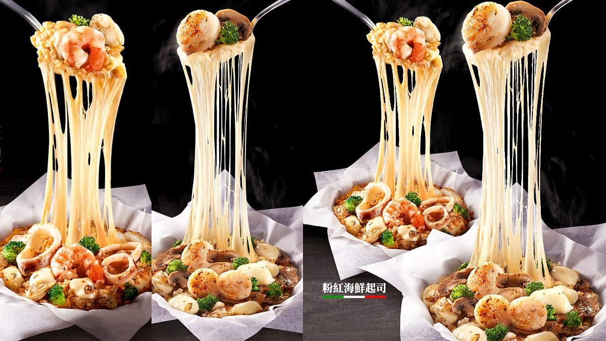只要加50元!爽吃必勝客超狂「芝心瀑布紙包飯」,起司控必吃4倍濃郁牽絲