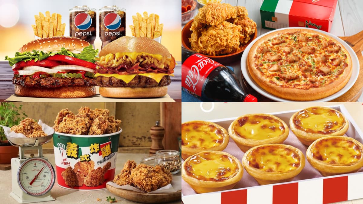 本週7家速食超狂優惠:肯德基蛋撻1元、拿坡里炸雞買1送10、必勝客送700元