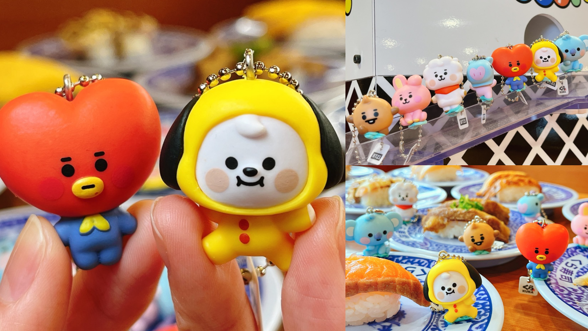 阿米暴動了!藏壽司18款限定「BT21扭蛋」,必收立體吊飾+馬口鐵磁鐵