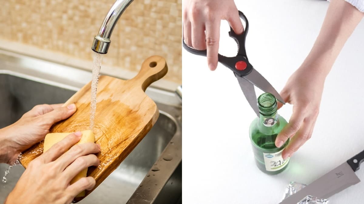 主婦救星來了!砧板去魚腥味用熱水或冷水?原來「這飲料」能拿來泡刀具除鏽