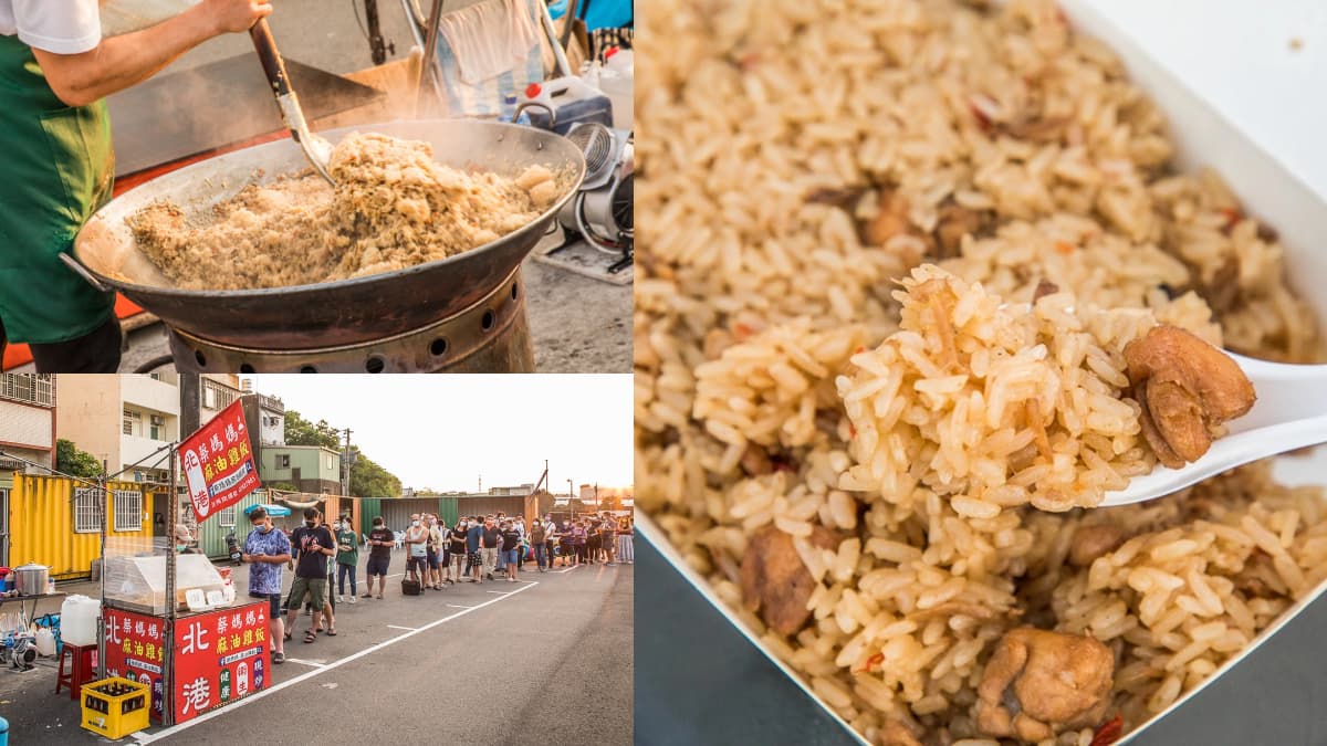未開攤先排100公尺!龍潭夜市「麻油雞飯」2小時內賣光,內行一次買8盒