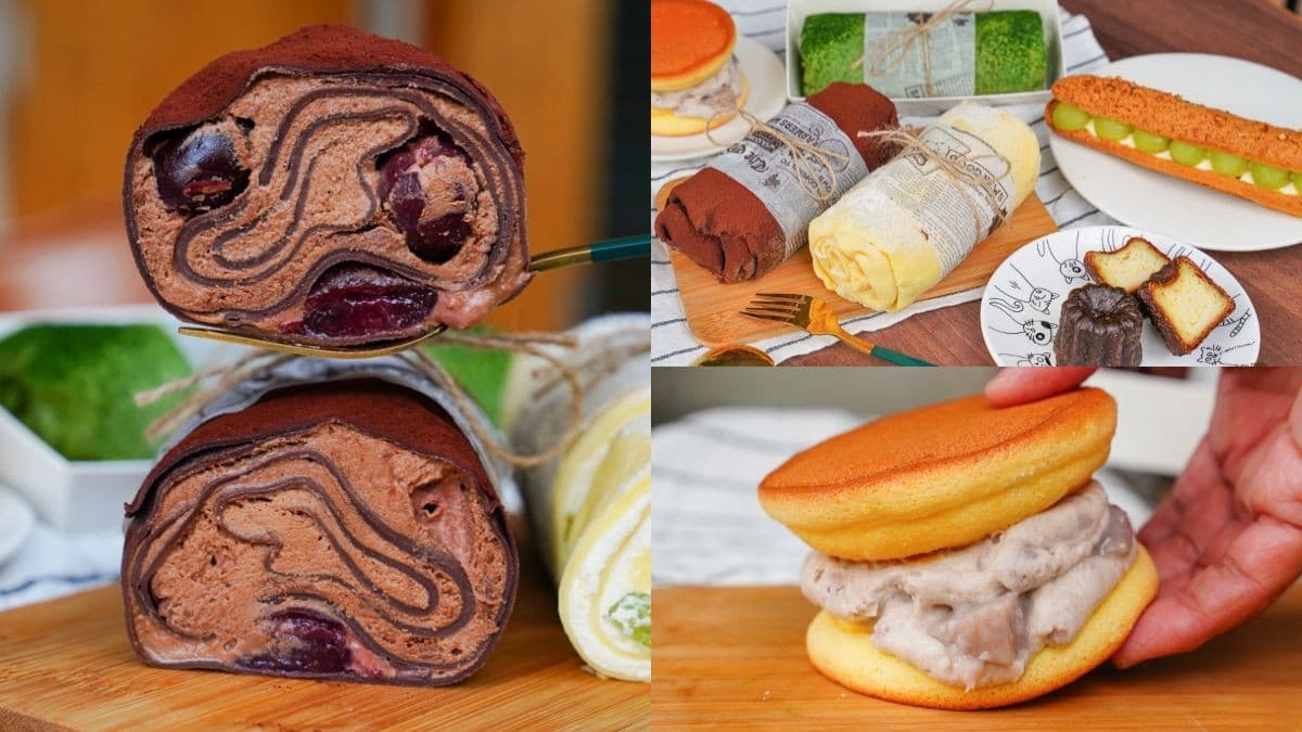 可以吃的毛巾?高雄限量「手作毛巾卷」1週只賣3天,再嘗爆餡芋頭燒、泡芙