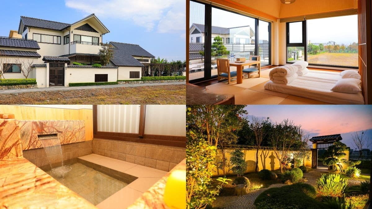 免出國!宜蘭「日式獨棟Villa」獨享枯山水庭院,房內爽泡大浴池有夠Chill