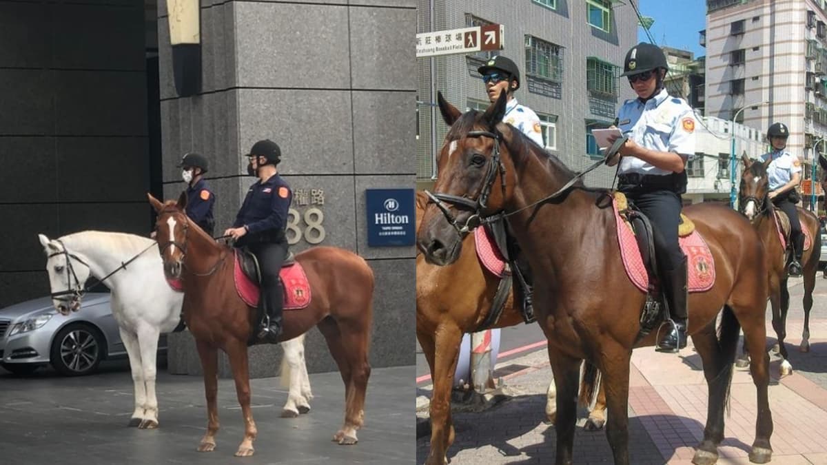 市區驚見警察騎馬巡邏!神人揭真實任務,網友:彷彿置身歐洲街道