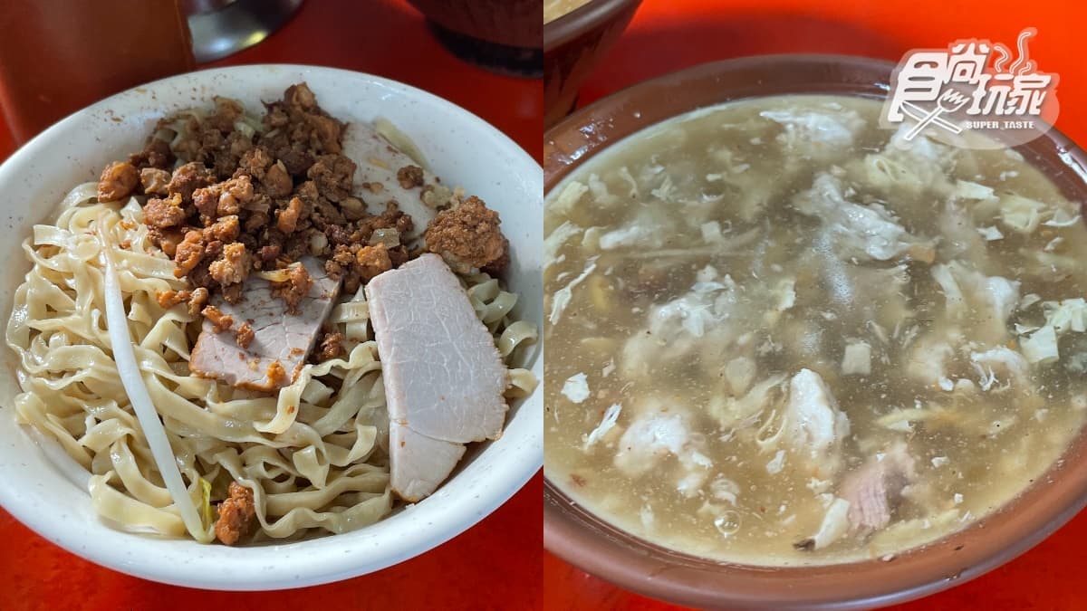 藏身三民市場!50年「自製鹽水意麵」口感Q彈帶嚼勁,內行必尬肉羹湯更對味
